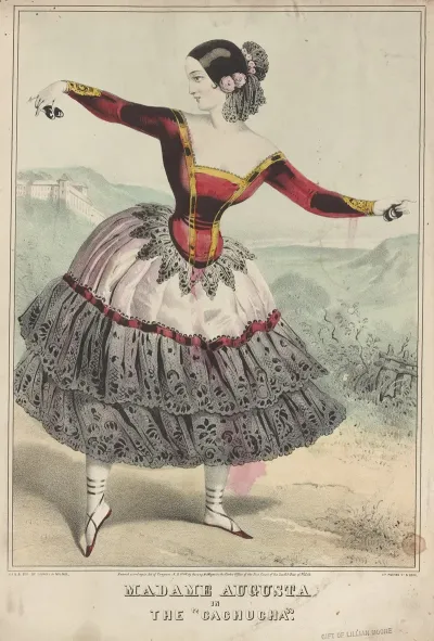 Madame Augusta In The Cachucha