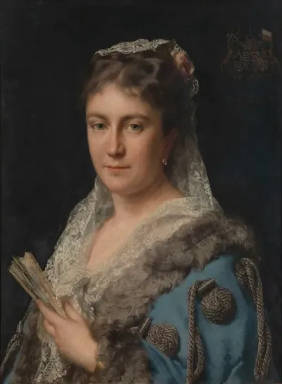 Madame Edith Marie Antoinette Constance Van Eersel The Artists Wife