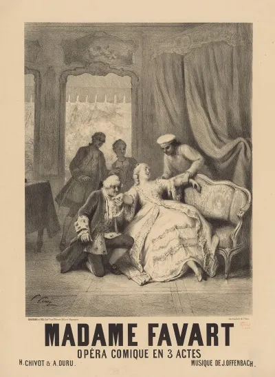 Madame Favart Opera Comique En 3 Actes