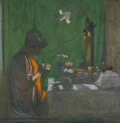 Madame Hessel A Son Cabinet De Toilette