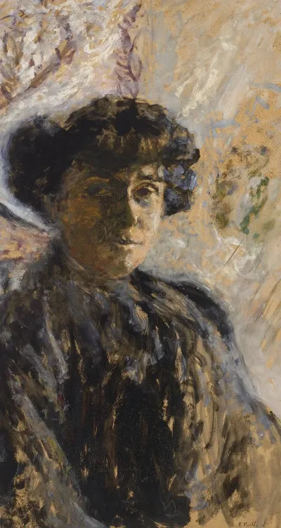 Madame Hessel En Robe Noir