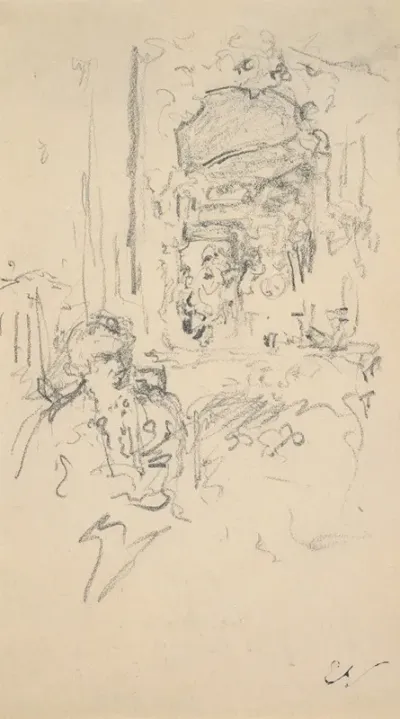 Madame Hessel In An Interior