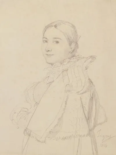 Madame Jean Auguste Dominique Ingres Nee Madeleine Chapelle
