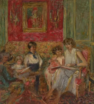 Madame Jean Bloch Et Ses Enfants