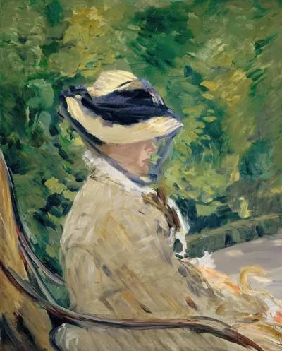 Madame Manet Suzanne Leenhoff 1829 1906 At Bellevue