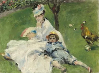 Madame Monet And Her Son