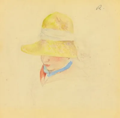 Madame Renoir Au Chapeau