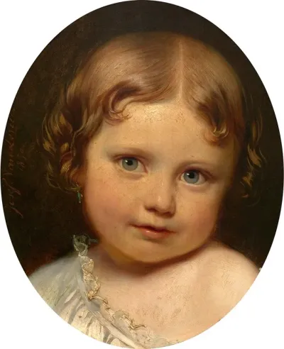 Madame Valentine De Give Ledelier As A Child