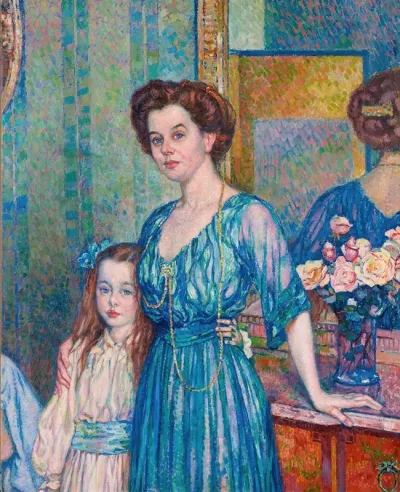 Madame Von Bodenhausen Avec Son Enfant Luli