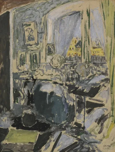 Madame Vuillard Cousant A Cote De La Fenetre