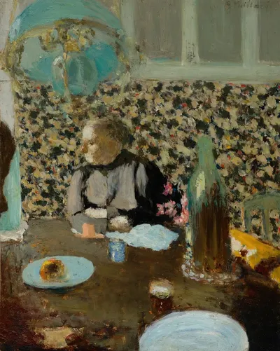 Madame Vuillard Sous La Suspension Verte