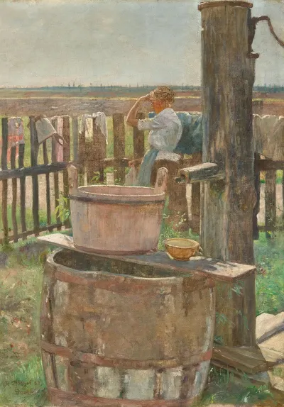 Madchen Am Brunnen