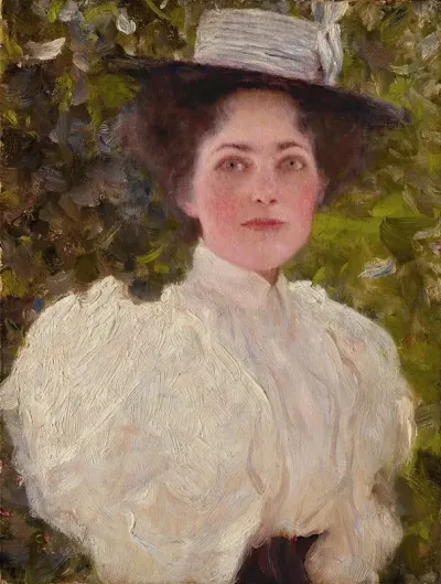 Madchen Im Grunen Girl In The Foliage