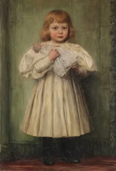 Madchen Mit Puppe Die Adoptivtochter Des Kunstlers