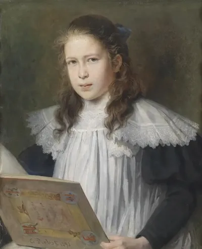 Madchenbildnis Gisela Probst