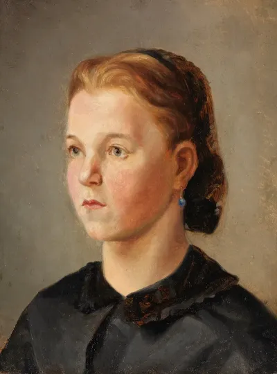 Madchenbildnis Therese Heyden