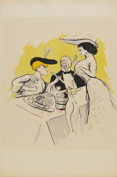 Mademoiselle Jane Darcy Mlle De Frezia Et Un Personnage Masculin
