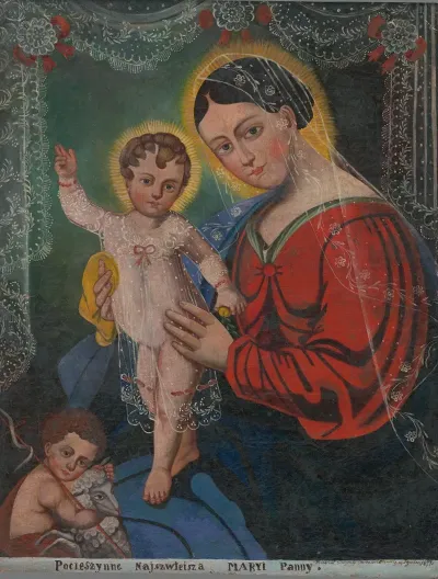 Madona S Jeziskom A Janom Krstitelom