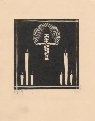 Madonna 1929 Powinszowanie Swiateczne