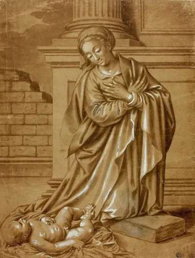 Madonna And Child 130