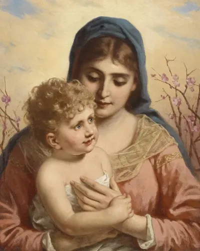 Madonna And Child 45