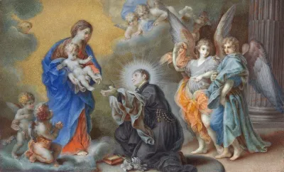 Madonna And Child Appearing To Saint Louis Gonzaga