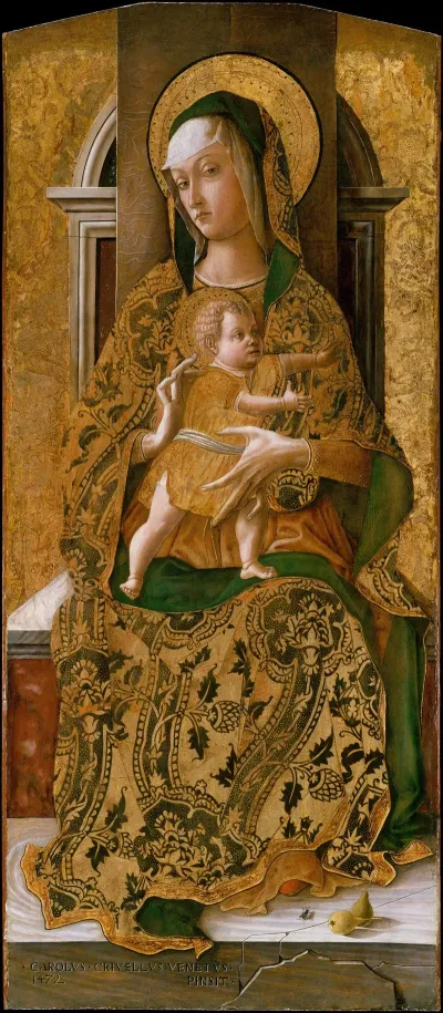 Madonna And Child Enthroned 2