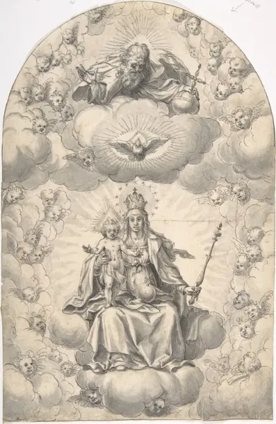 Madonna And Child Enthroned 4