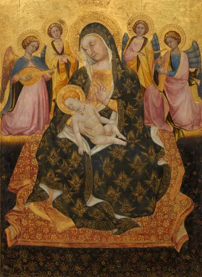 Madonna And Child With Angels 12