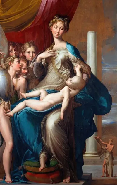 Madonna And Child With Angels 3