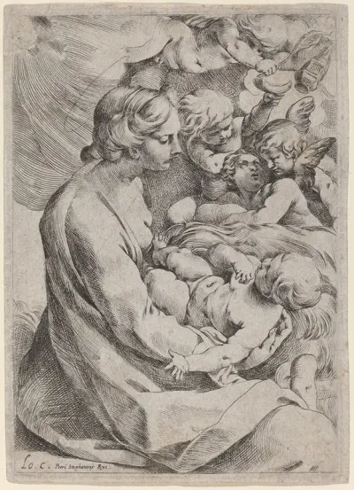 Madonna And Child With Angels 5