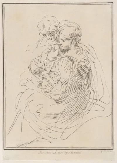 Madonna And Child With Saint Anne 3