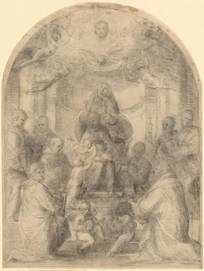 Madonna And Child With Saints 11