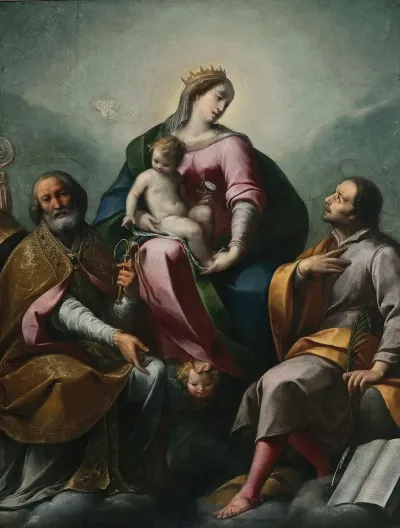 Madonna And Child With Saints 12