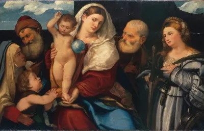 Madonna And Child With Saints 7