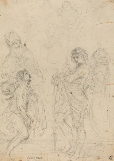 Madonna And Child With Saints Gimignano John The Baptist George And Peter Martyr