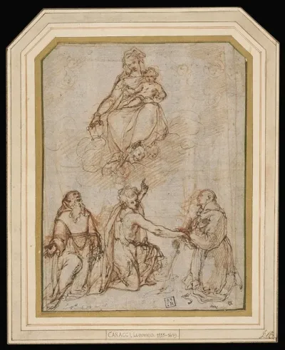 Madonna And Child With Ss Benedict John The Baptist And Francis