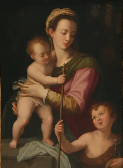 Madonna And Child With St John 2