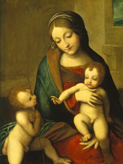 Madonna And Child With The Infant Saint John 2