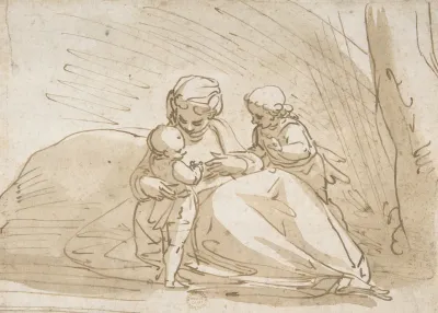 Madonna And Child With The Infant Saint John 4