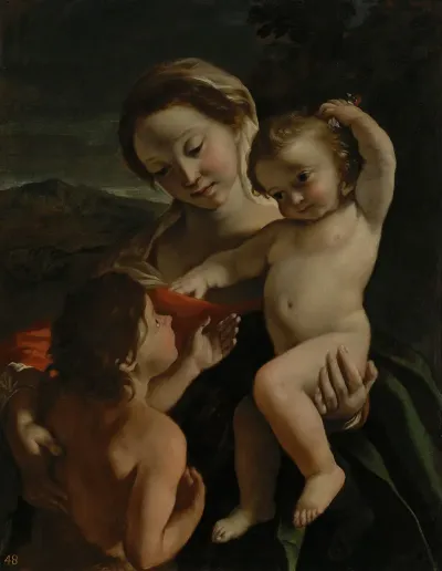 Madonna And Child With The Infant Saint John The Baptist