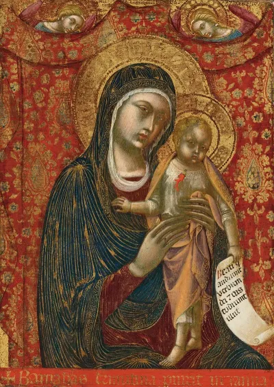 Madonna And Child With Two Angels 3
