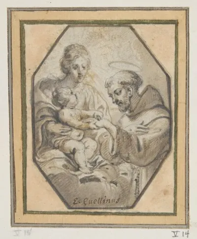Madonna And St Francis