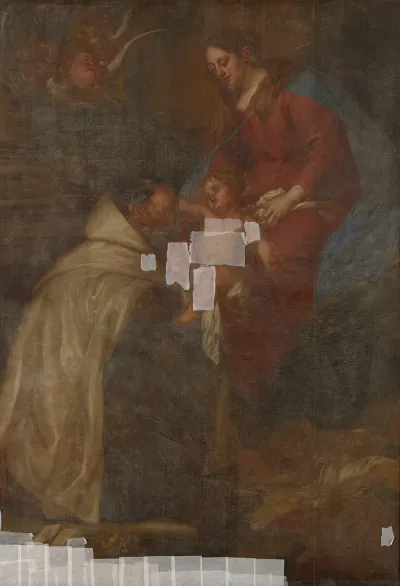 Madonna Appears To Saint Simon Stock