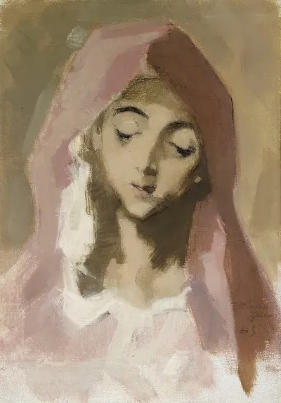 Madonna De La Charite After El Greco
