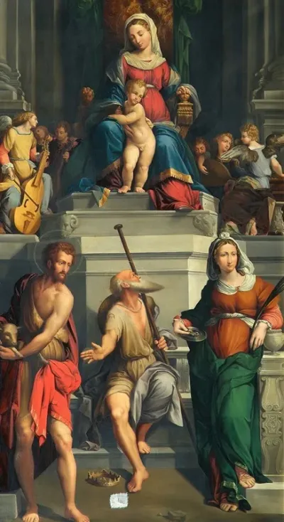 Madonna Enthroned With Saints