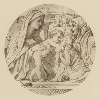 Madonna Mit Dem Kinde Der Heil Elisabeth Und Dem Heil Johannes