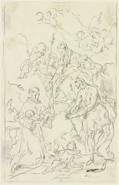 Madonna Mit Den Heiligen Joseph Antonius Von Padua Und Johannes Dem Taufer