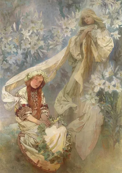 Madonna Of The Lilies