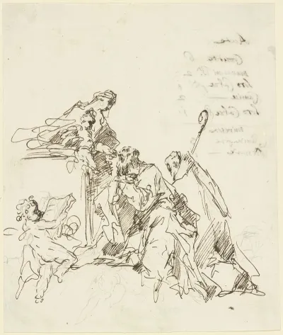 Madonna Von Zwei Heiligen Verehrt